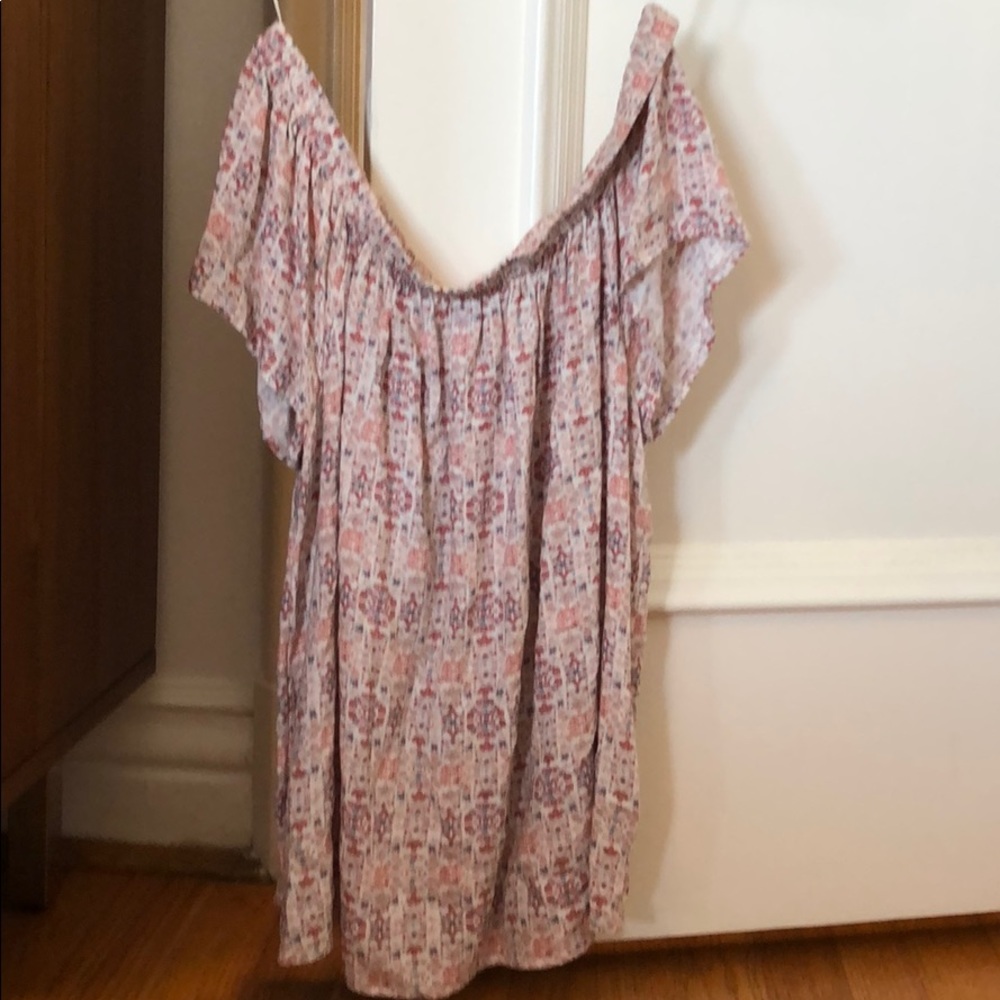 Soft Joie Off Shoulder Silk Blouse